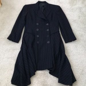 Donna Karan Handkerchief Hem Coatdress